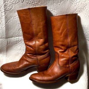 Vintage Frye Men’s Leather Western Campus Boots